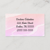 Gorgeous business cards 名刺 (裏面)