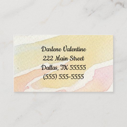 Gorgeous business cards 名刺 (裏面)