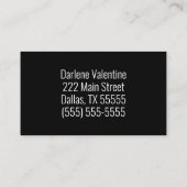 Gorgeous business cards 名刺 (裏面)