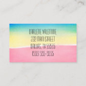 Gorgeous business cards 名刺 (裏面)