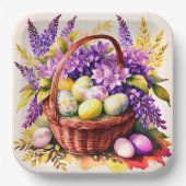 Gorgeous Easter paper plates ペーパープレート (正面)