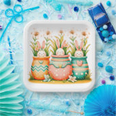 Gorgeous Easter paper plates ペーパープレート (パーティー)