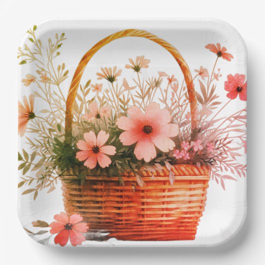 Gorgeous Easter paper plates ペーパープレート (正面)