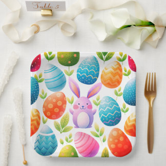 Gorgeous Easter paper plates ペーパープレート