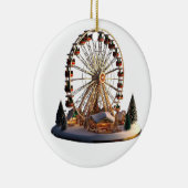 Gorgeous Ferris Wheel Ceramic Christmas Pendant -  セラミックオーナメント (右)