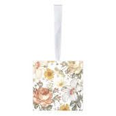 Gorgeous flowers キューブオーナメント (右)