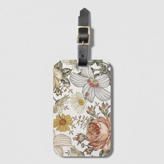 Gorgeous flowers ラゲッジタグ (正面縦)