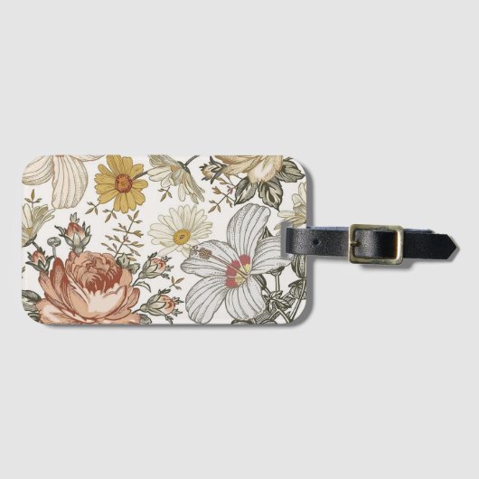 Gorgeous flowers ラゲッジタグ (正面横)