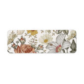 Gorgeous flowers ラベル (正面)