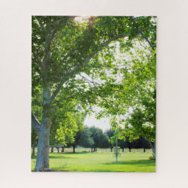 Gorgeous Forest Disc Golf Puzzle ジグソーパズル