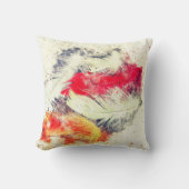 Gorgeous Funky Vibrant Feather Design クッション (正面)