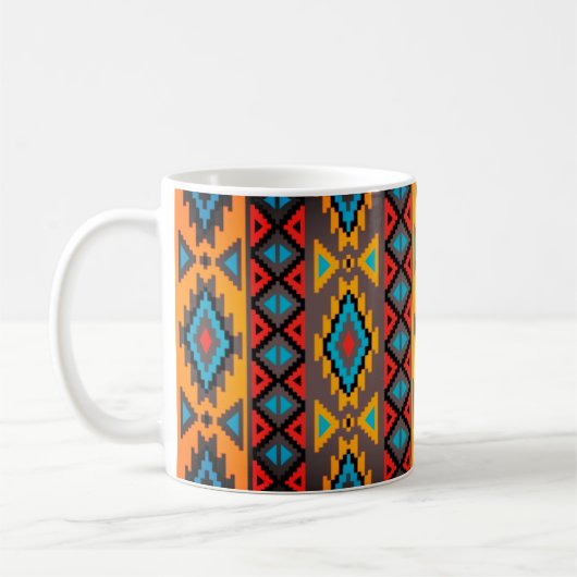 Gorgeous geometric patterned mug コーヒーマグカップ (左)