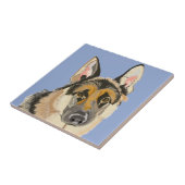 Gorgeous German Shepherd, Alsation Dog タイル (側面)