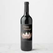 Gorgeous holiday wine bottle ワインラベル (正面)