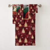 Gorgeous Mr. and Mrs. Claus Christmas Bath Towel バスタオルセット (インサイチュ)