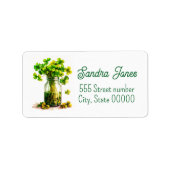 Gorgeous one of a-kind address labels ラベル (正面)