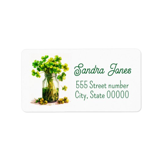 Gorgeous one of a-kind address labels ラベル (正面)