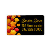 gorgeous one of a kind address labels Halloween ラベル (正面)