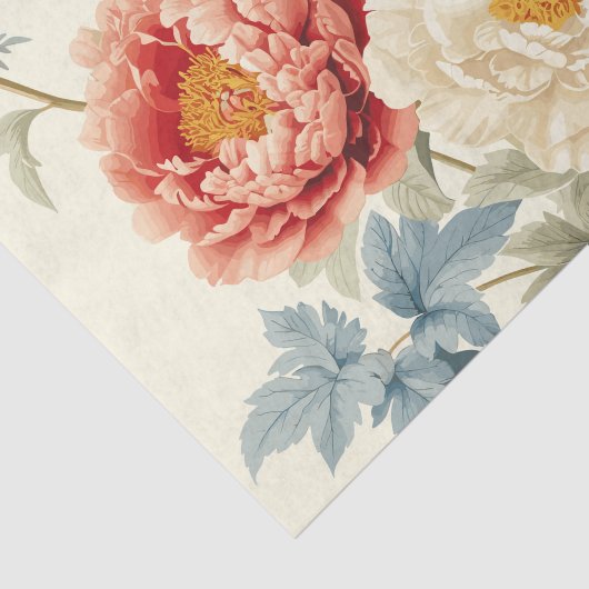 Gorgeous Peonies Seamless Pattern 薄葉紙 (詳細)