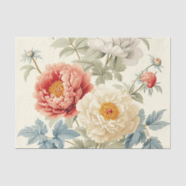 Gorgeous Peonies Seamless Pattern 薄葉紙