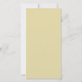 Gorgeous Sympathy Funeral Simple Photo サンキューカード (裏面)