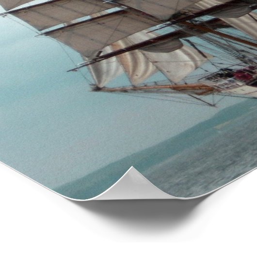 Gorgeous Tall Ship Poster ポスター (角)