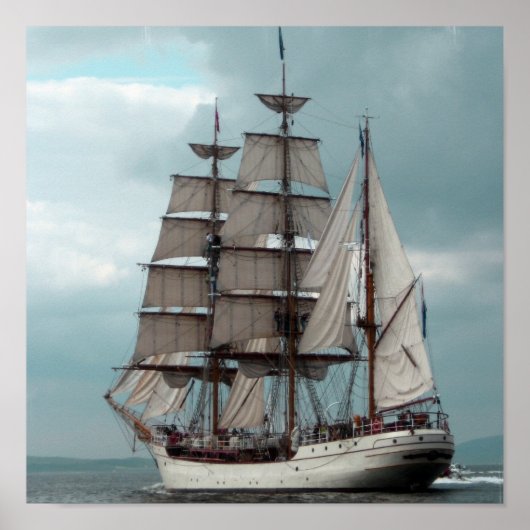Gorgeous Tall Ship Poster ポスター (正面)
