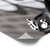 Gorgeous Woman in City with Sunglasses and Quote ポスター (角)