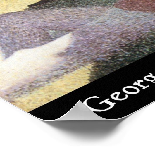 Gorges Seurat - Sunday Afternoon ポスター (角)