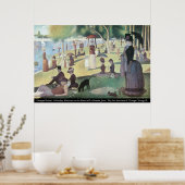 Gorges Seurat - Sunday Afternoon ポスター (キッチン)