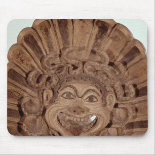 gorgonの頭部が付いているAntefix マウスパッド