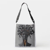 Gorgon Abstract Graphite Tote Bag クロスボディバッグ (裏面)