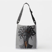 Gorgon Abstract Graphite Tote Bag クロスボディバッグ (正面)
