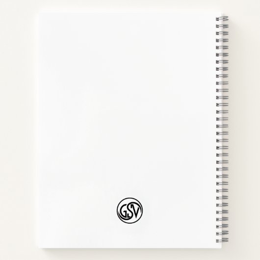 Gorgon Geometric Graphite Notebook ノートブック (裏面)