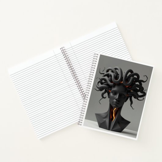 Gorgon Geometric Graphite Notebook ノートブック (内部)