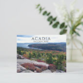 Gorham Mountain Acadia National Park, MEから表示 ポストカード (スタンド正面)