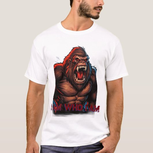 gorila ou macaco rei tシャツ (正面)