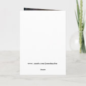 GORILLAカードからのバレンタイン シーズンカード (裏面)