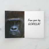 GORILLAカードからのバレンタイン シーズンカード (内部)