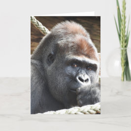 Gorillaグリーティングカード カード