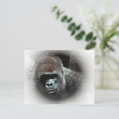 Gorillaポートレート招待状-おもしろいお知らせ 招待状 (スタンド正面)