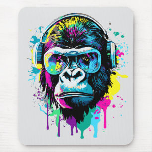 Gorillaマウスパッド – Gorillaヘッドマウスパッド マウスパッド