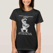 Gorilla Ape Misunderstood Funny Sarcastic Monkey   Tシャツ (正面)
