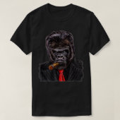 Gorilla as a Mob Boss Tシャツ (デザイン正面)