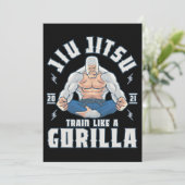 Gorilla BJJブラジル柔術のようなトレーニング 招待状 (スタンド正面)