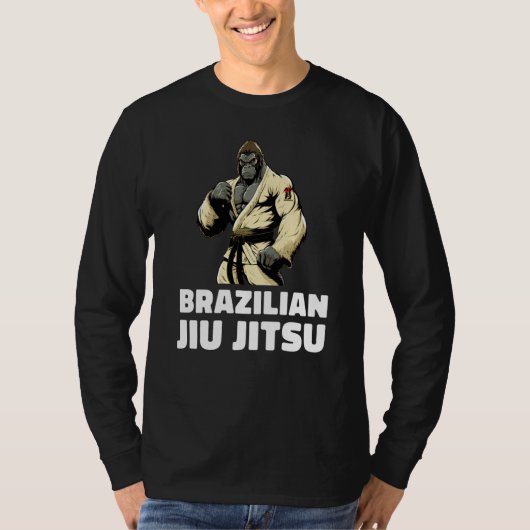 Gorilla Brazilian Jiu Jitsu and Grappling  1 Tシャツ (正面)