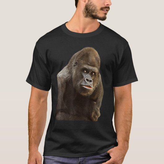 Gorilla Endangered Silverback Gorilla Tシャツ (正面)