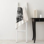 Gorilla Family Blanket ゴリラ家族のブランケット (GorillaLife) シェルパブランケット (インサイチュ)