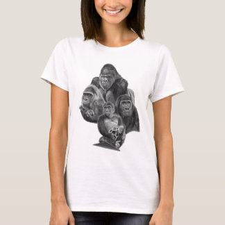 Gorilla Family T-shirt (ゴリラ家族のT-シャツ）Gorilla Life Tシャツ