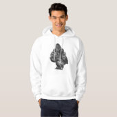 Gorilla Hoodie (ゴリラのパーカー）GorillaFamiy ゴリラ家族  パーカ (正面フル)